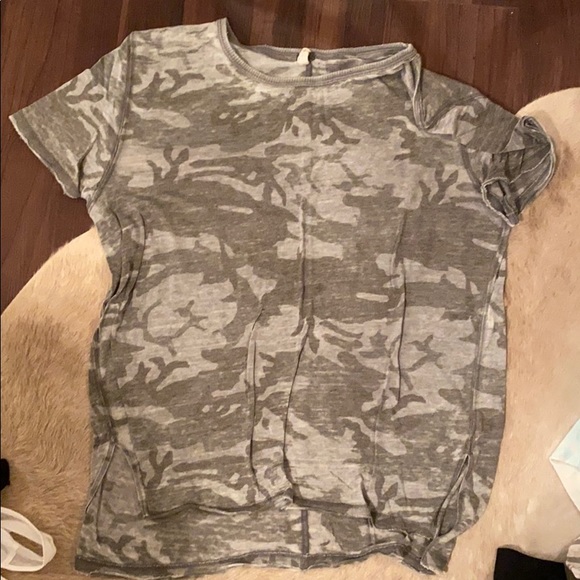 Free People Camo Tee - Picture 1 of 2